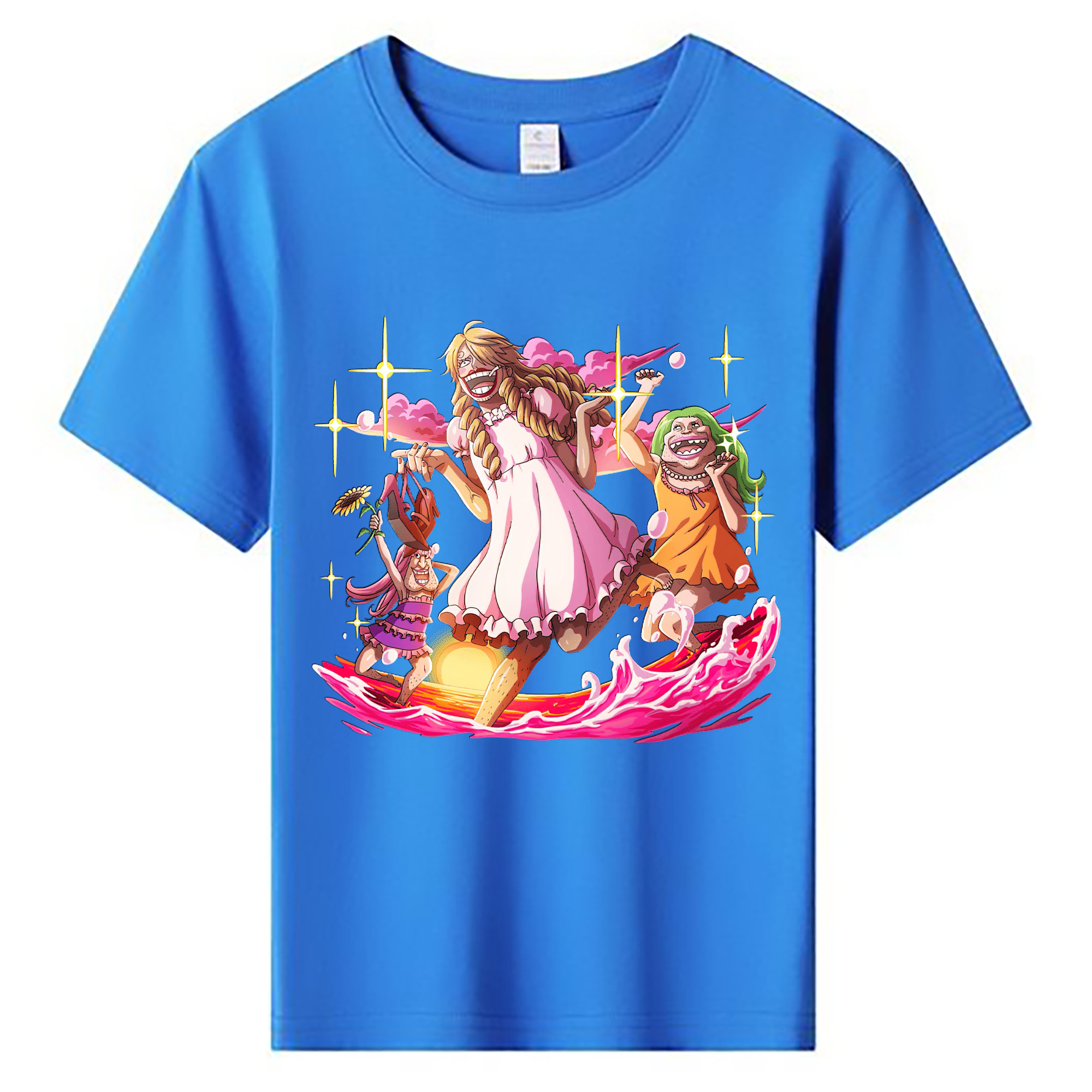 （画像用） ワンピース サンジ ONE PIECE Sanji 綿100％キッズTシャツ（フロントプリント）